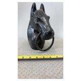 Cast Iron Horse Head Hitching Post Topper