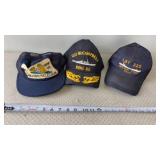 Vtg navy blue military and naval ship mesh