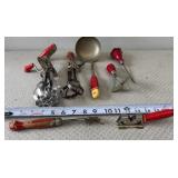 Red & Cream Wooden Handle Hi Speed Beater Mixers,