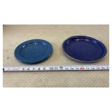 Blue Speckled Enamel Plates
