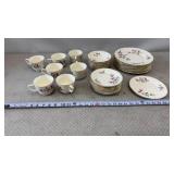 Homer Laughlin dinnerware set featuring the