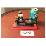 CAST IRON NUTCRACKER W/PAINTED SOLDIER