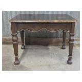Wooden end table 26x20x19