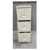 Metal file cabinet 15x18x40.5