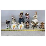 Victorian-style resin collectibles Includes