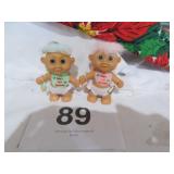 Vtg Russ Trolls My First Christmas Ornaments