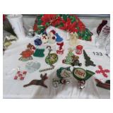 Vtg Homemade Ornaments