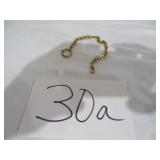 Watch Chain Gold Filled Yellow Tone