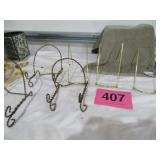 Brass Plate Holder Or Books
