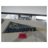 Vtg Dallas Cowboys Pennant