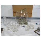 1970S Princess House Punch Bowl Set Has Box