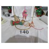 Vtg Chinese Handcrafted Silk Embroidery Figures