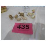 Vtg Sheep,Lamb,Cowbull