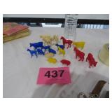 1970S Plastic Farm Animals
