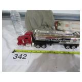 Vtg Amoco Lead Free Truck And Trailer (2 Tires