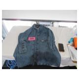 Harley Davidson Denim Trench Coat (Size 1W)
