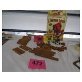 Knotty Pine Farm Lincoln Logs ( Missing Water