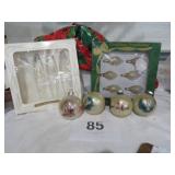 Hand Decorated Tear Drops Glass Ornaments