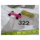 Vtg Plastic Cars