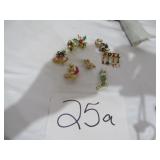Unmarked Christmas Brooches