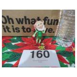 1960S Old World Hard Plastic Santa Pixie Elf