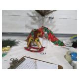 Large Wooden Rocking Horse