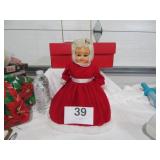 Homemade Vtg Mrs. Claus