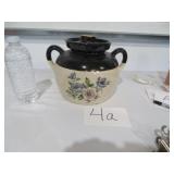 Vtg Robinson Rasbottom Stoneware Bean Pot