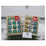 Shinny Brites Small Glass Ornaments