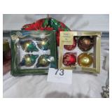 Hand Painted Glass In Bavaria Ornaments
