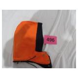 Vtg Orange Lined Hunting Hat