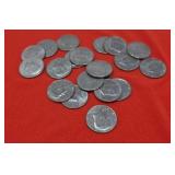 20-1970s Kennedy Half Dollars
