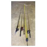 Zebco Reels with Mantis Rods and Others