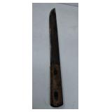 Very Old Handmade Butcher Knife 11 in Blade has