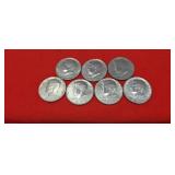 1971-S 72s, 73s, 74s, 76s, 76s Kennedy Half