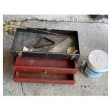 Floor Adhesive and Tool Box