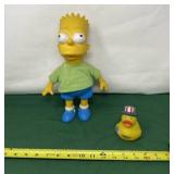 Bart Simpson and Rubber Ducky