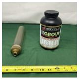 Hodgdon Powder and Powder Measure Tube