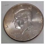 2007 BU Kennedy Half Dollar
