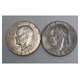 1972 & 1977 Ike Dollars