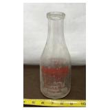 Meadow Gold One Quart Glass Milk Jar