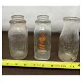 Half Pint Milk Glass Jars
