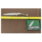 Bar Creek Pocket Knife and Fixed Blade Knife
