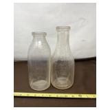 Glass Dairy Jars