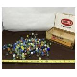 Shooters and Standard Size Glass Various Marbles
