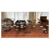 Wire Basket with All Canning Jars and Lids