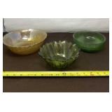 Indiana Glass Marigold Basket Weave Bowl