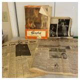 JFK Scrapbook Full of Newspaper Articles, 1912