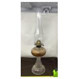 Oil Lamp with Glass Chimney