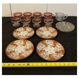 Japanese Imiri Style Ceramic Plates